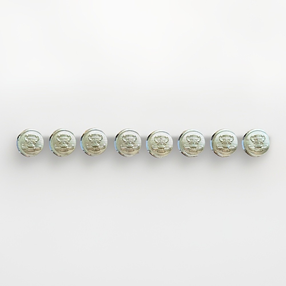 VTG WATERBURY Gold Shank Buttons PALM BEACH TROPHY BLAZER Set of 8 GOLF‎ TENNIS